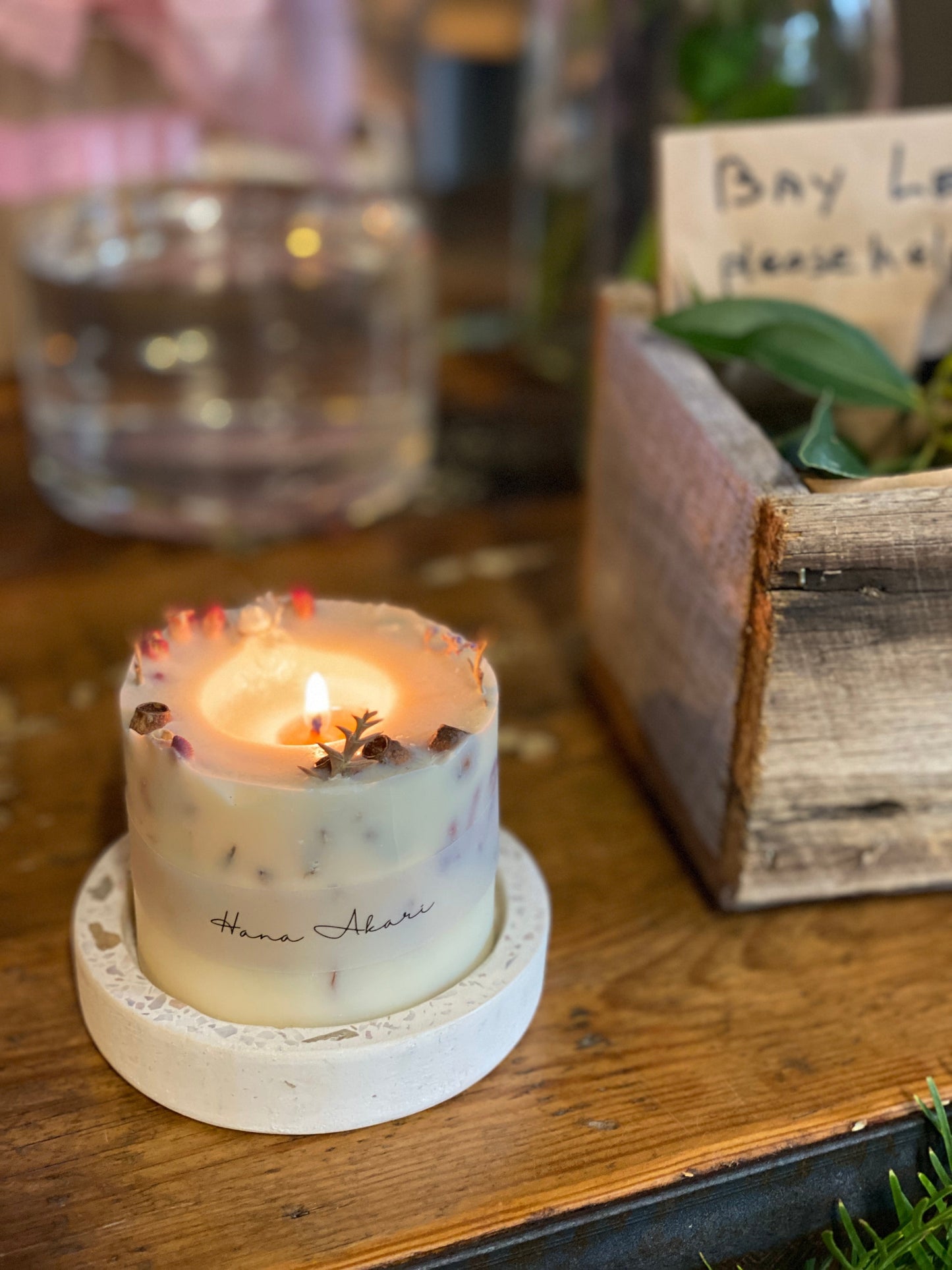 Chai / botanical candle range