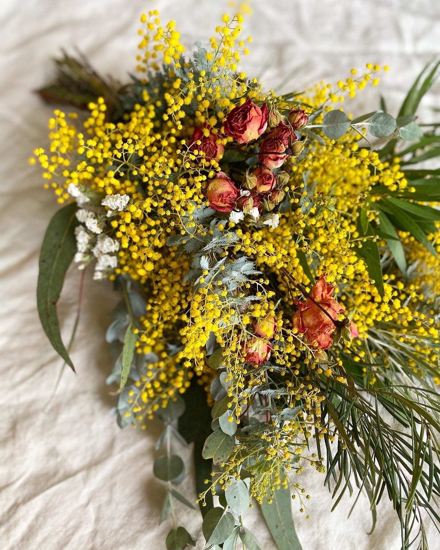 Dried Flower Swags (Flat Back Bouquets)