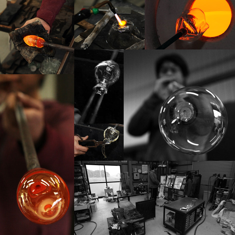 Glass Vase | Fallen Seeds : Amber