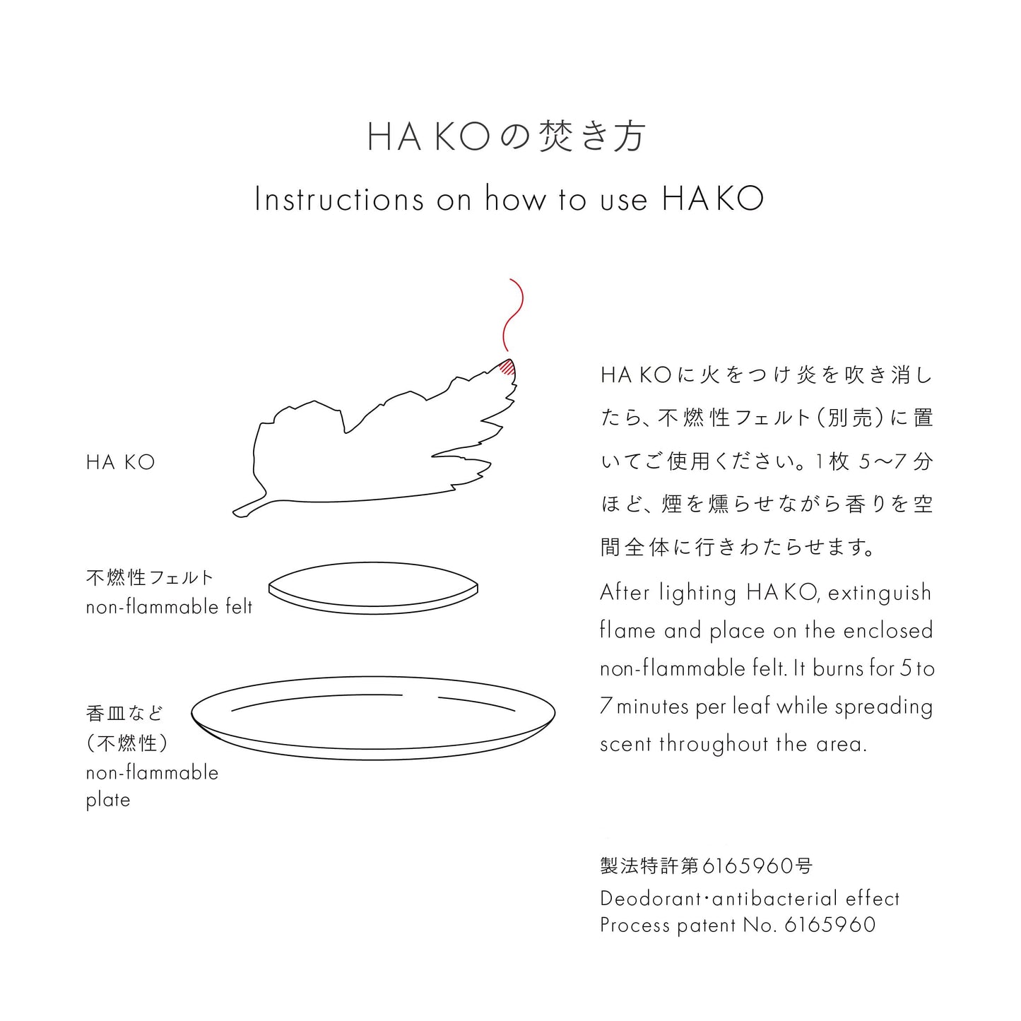 HAKO Incense No.7 Green Grass