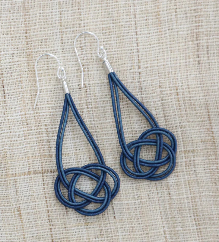 MIZUHIKI Piercing Earrings | AWAJI MUSUBI
